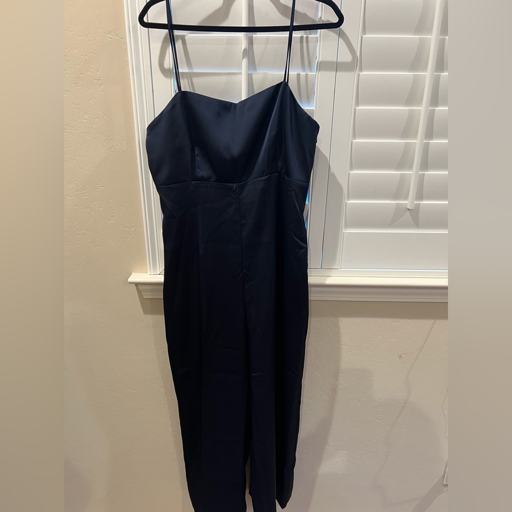 NWT Size 14 Banana Republic Navy Silk Jumper
